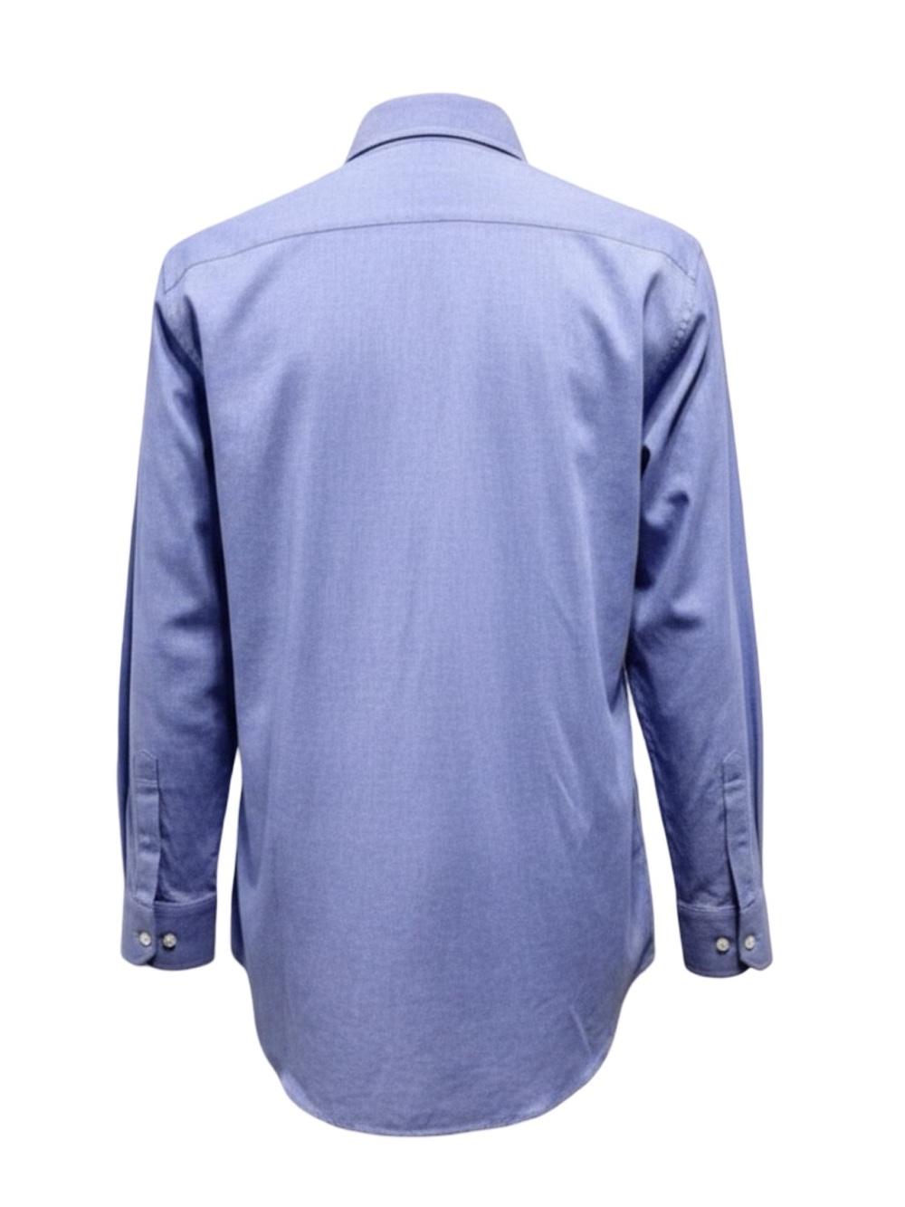 Tom James ‘Royal Classic’ Men’s Dress Shirt. Blue, White. 17” Neck - Picture 2 of 8